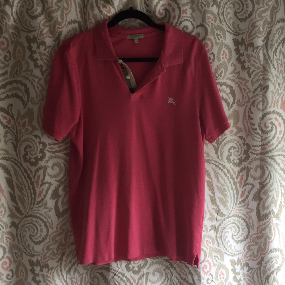Mens Burberry polo shirt